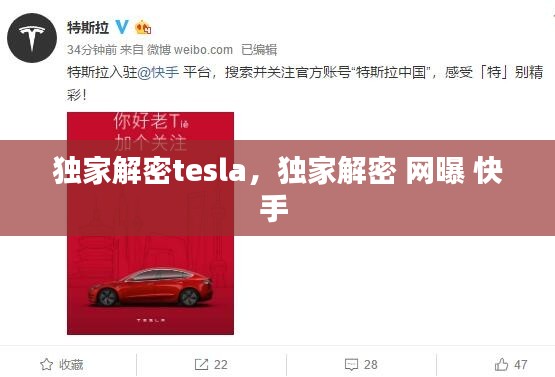 獨家解密tesla，獨家解密 網(wǎng)曝 快手 