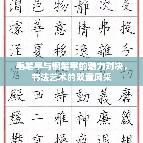 毛筆字與鋼筆字的魅力對決，書法藝術(shù)的雙重風(fēng)采